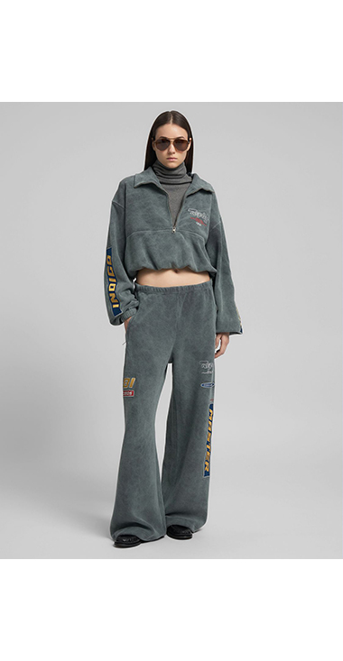 コットンテディワイドパンツ（セットアップ）